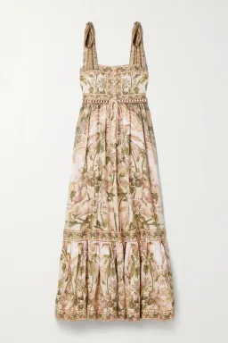 Zimmermann Lyre Picnic Dress Floral Size 0/AU 8 for rent on The Volte - image 4