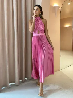 L'Idee Renaissance Gown Hot Pink Size 8 / S for rent on The Volte - image 4