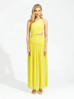 Alice McCall Lolita Midi Dress Yellow Size 8 for rent on The Volte - image 1