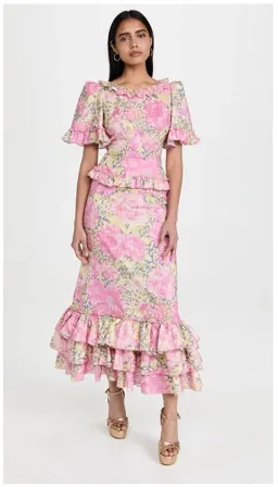 The Vampires Wife Heidi Dress Floral Size 12 for rent on The Volte - image 1