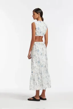 Sir the label Clementine Cut Out Dress Floral Size 8  for rent on The Volte - image 2