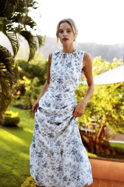 Sir the label Clementine Cut Out Dress Floral Size 8  for rent on The Volte - image 3