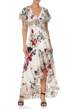 Camilla Frill Sleeve Long Dress in Fairy Godmother Print Size 8  for rent on The Volte - image 3