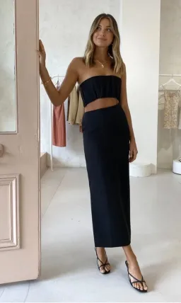 Sir the Label Yves Dress Black Size AU 6 for rent on The Volte - image 1