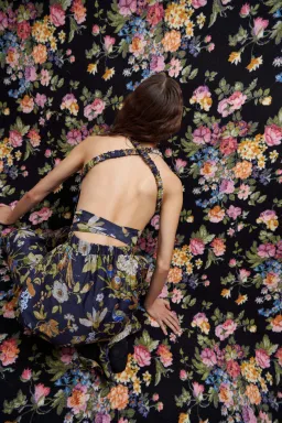 Sir the Label Lilian Cross Back Dress Navy Size AU 6 for rent on The Volte - image 5