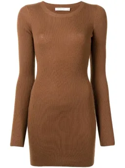 Bec & Bridge Freya L/S Mini Dress Chocolate Size 10  for rent on The Volte - image 4