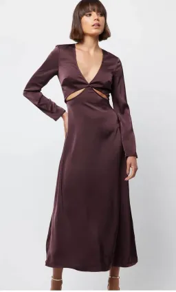 Mossman The Colossal Midi Dress in Purple Size S / Au 8 for rent on The Volte - image 1