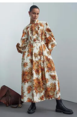 Alemais Derby Shirt Dress Floral Size 6 for rent on The Volte - image 1