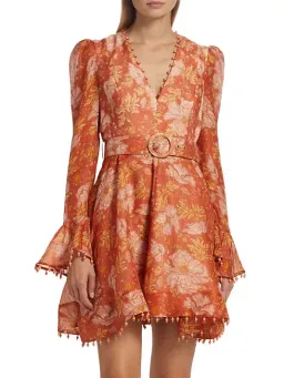 Zimmermann Kaleidoscope Mini Dress Floral Size 3 / Au 14 for rent on The Volte - image 2