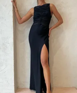 Bec & Bridge Naomi Split Maxi in Black Size AU 10 for rent on The Volte - image 2