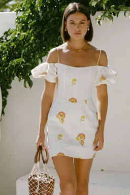 Sabo Skirt Loretta Dress White Size AU 8 for rent on The Volte - image 1