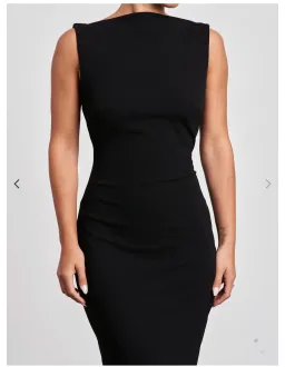 Effie Kats Verona Backless Gown Black Size AU 10 for rent on The Volte - image 4