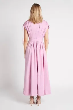 Aje Cosmos Midi Dress Pink Size L / AU 12  for rent on The Volte - image 2