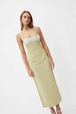 Paris Georgia Florian Dress Green Size AU 8 for rent on The Volte - image 5