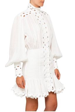 Zimmermann Ninety Six Wave Short Dress White Size 8 for rent on The Volte - image 2