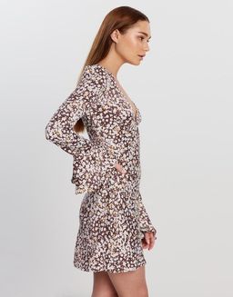 Shona Joy Frill Cuff Bias Mini Dress Size 6  for rent on The Volte - image 2