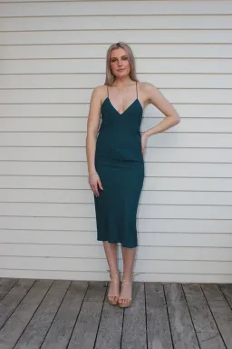Maurie and Eve Sunrise Dress Teal Size 8 for rent on The Volte - image 1