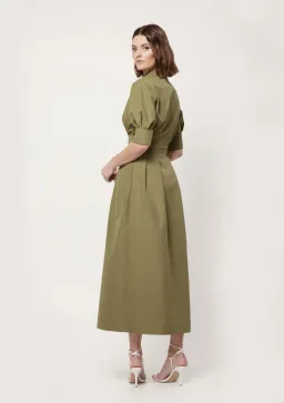Mossman The Time Off Shirt Dress Green Size 8 for rent on The Volte - image 3