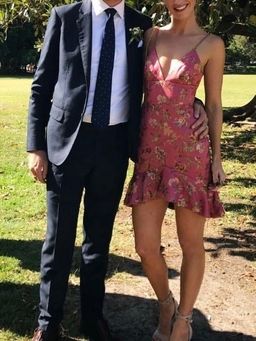 Zimmermann Cavalier Flounce Bodice Mini Dress Pink Floral Size 6 for rent on The Volte - image 2