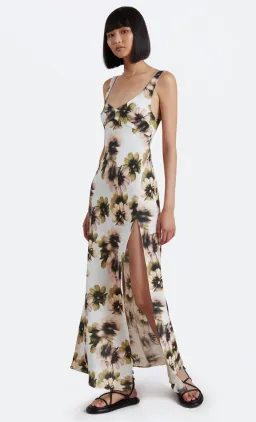Bec & Bridge Bloom Linen Maxi Dress Floral Size 6 / XS for rent on The Volte - image 2