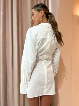 Anna Quan Lola Dress in Swan Size 6 for rent on The Volte - image 4