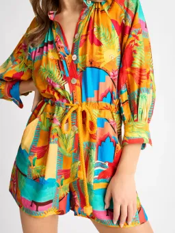 Sheike Aztec Paradise Playsuit Size 10 for rent on The Volte - image 2