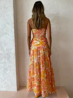 Issy Isles Dress in Aloha Orange Size AU 6 for rent on The Volte - image 3