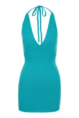 Asta Resort Fifi Mini Dress In Opal Blue Size Small / AU 8 for rent on The Volte - image 5