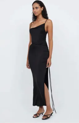 Bec and Bridge Ariel Asym Maxi Dress Black Size 6 for rent on The Volte - image 2