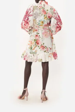 Camilla Romantic Rites Drop Sleeve Dress Floral Size L/AU 14 for rent on The Volte - image 2
