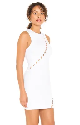 Hours Rue Mini Dress In White Size XS/Au 6  for rent on The Volte - image 2