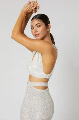 Winona Husk Top & Pant Set White Size 8 for rent on The Volte - image 6