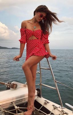 Majorelle Michelle Dress Red Size AU 6 for rent on The Volte - image 2