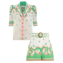 Zimmermann High Tide Sailboats Set Green Sailboats Size 1/AU 10  for rent on The Volte - image 4