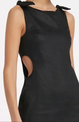Sir the Label Alexandre Cut Out Mini Dress Black Size 1 / AU 8 for rent on The Volte - image 3
