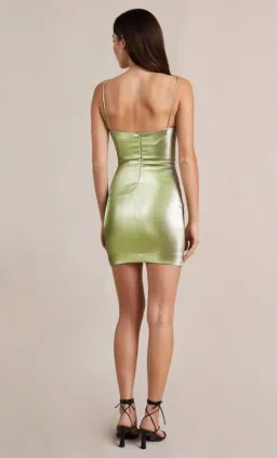 Bec and Bridge Lime Cordial Mini Dress Green Size 4 for rent on The Volte - image 2