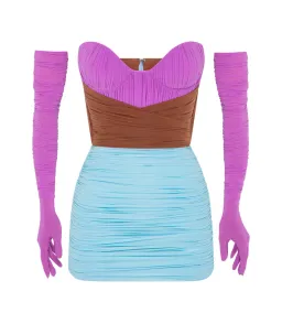 Alex Perry Stone Mini Dress Multi Size 8 for rent on The Volte - image 4