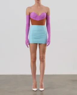 Alex Perry Stone Mini Dress Multi Size 8 for rent on The Volte - image 3