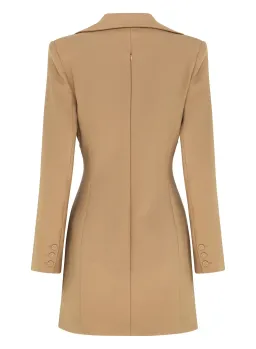 Anna Quan Mona Dress Beige Size 8  for rent on The Volte - image 4