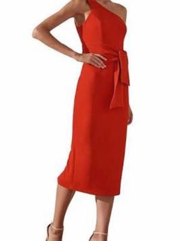 Shona Joy Bryant One Shoulder Red Mini Sz 6 for rent on The Volte - image 1