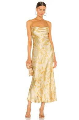 Bec & Bridge Tropical Punch Maxi Dress Yellow Floral Print Size 8 for rent on The Volte - image 4