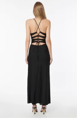 Manning Cartell Time To Shine Slip Dress Black Size AU 10 for rent on The Volte - image 3