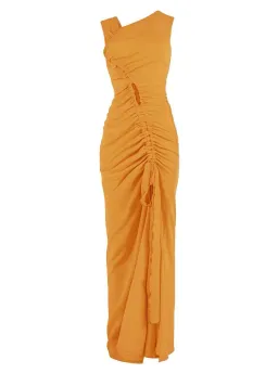Tojha Lita Dress Tangerine Orange Size XS / AU 6 for rent on The Volte - image 4