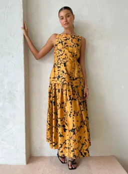 ACLER Astoria Dress in Night Garden Size 10 for rent on The Volte - image 3