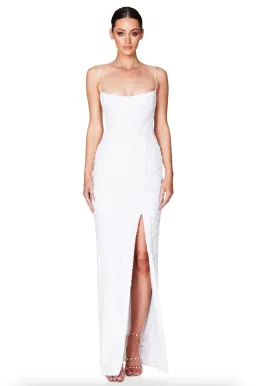 Nookie Confetti Gown in White Size XS / AU 6 for rent on The Volte - image 1