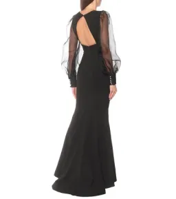 Rebecca Vallance Barbie Cut Out Gown Black Size 10 for rent on The Volte - image 2