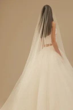 Kyha Studios Chosen Bridal Sheath Veil White  for rent on The Volte - image 2