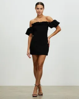 Lover Nicoletta Mini Dress Black Size AU 12  for rent on The Volte - image 1