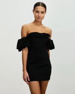 Lover Nicoletta Mini Dress Black Size AU 12  for rent on The Volte - image 2