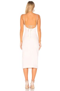Cinq a Sept Cairen Midi Dress Blush Size 8 for rent on The Volte - image 2